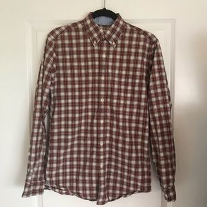J Crew Long Sleeve Button Down Shirt Plaid - S